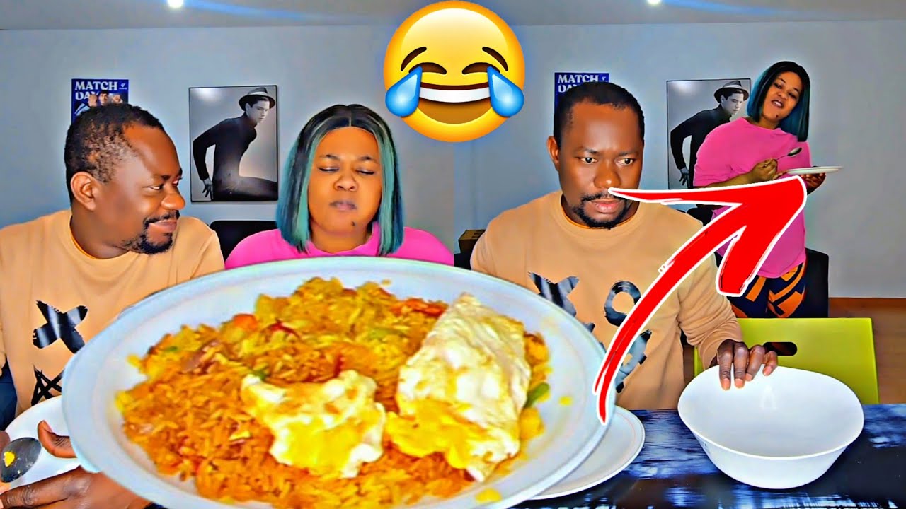 My husband didn't see this coming, I outsmarted him Prank, African food mukbang