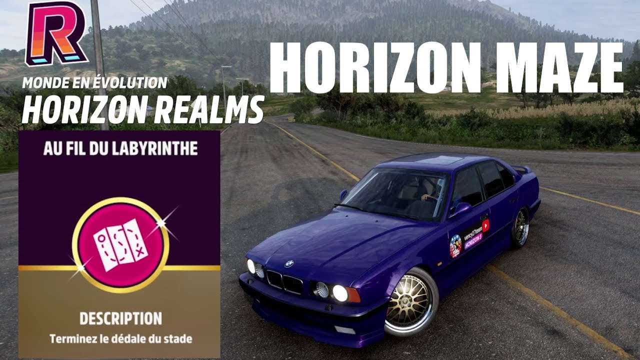 DISTINCTIONS AU FIL DU LABYRINTHE FORZA HORIZON 5 TERMINEZ LE DEDALE DU STADE ACCOLADES MAZE FH5