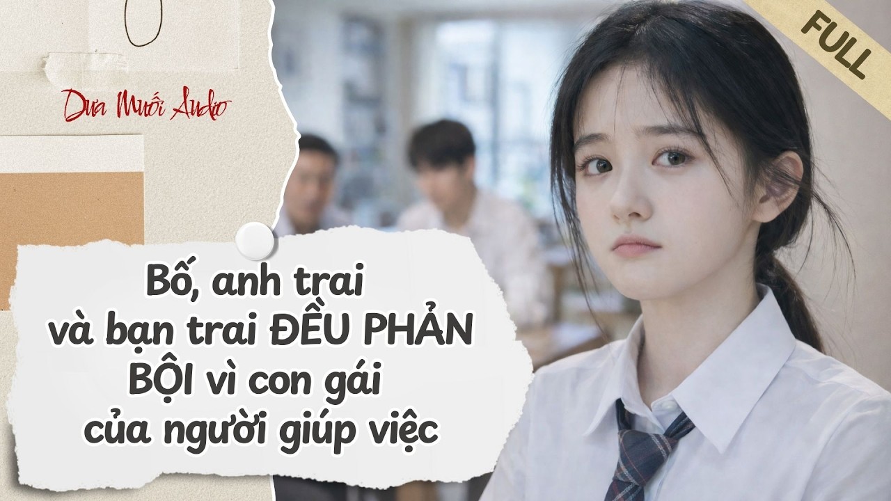[Truyện Audio] Bố, Anh Trai Và Bạn Trai Đều Phản Bội Vì Con Gái Của Người Giúp Việc
