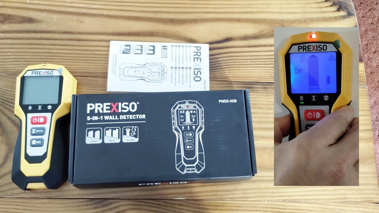 Prexiso Stud and Electric finder wall scanner 5-in-1 Review