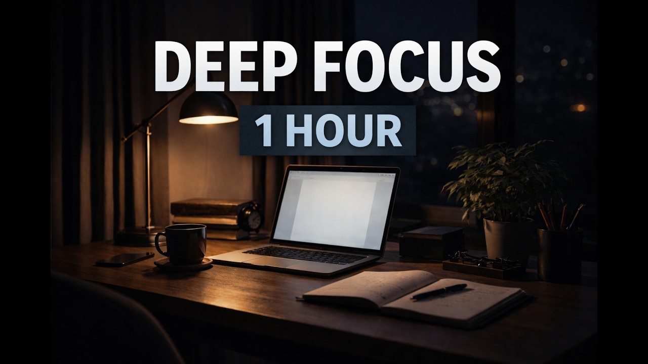 Midnight Study Club — Session 03 • Ultra Minimal Deep Focus (1 Hour)