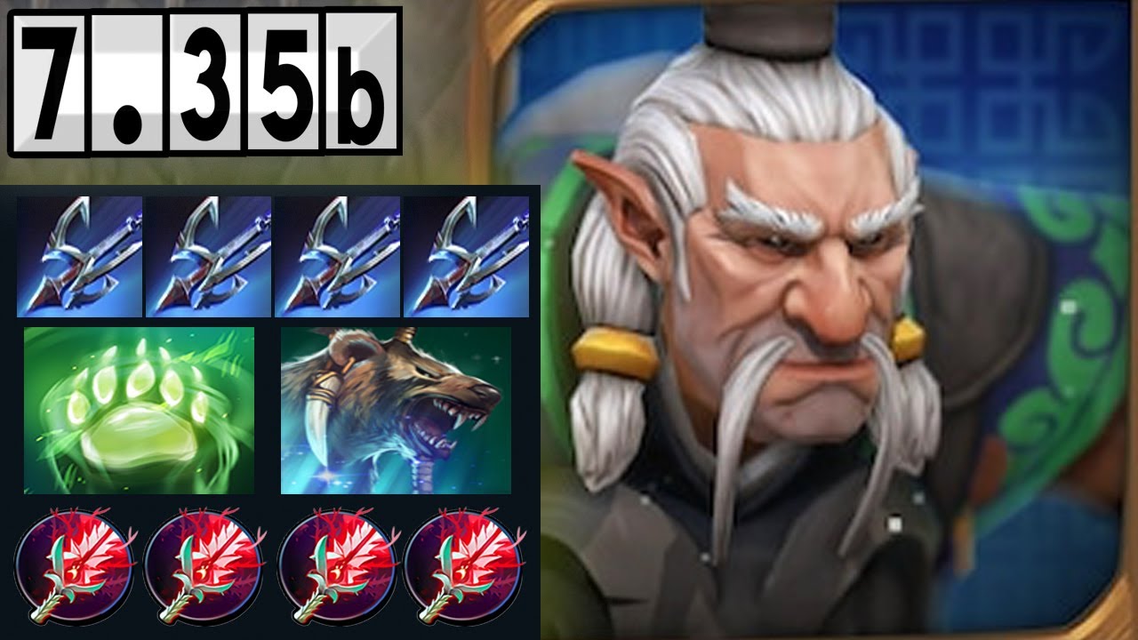 Lone Druid - TRIPLE RAMPAGE!!  [Full Match Gameplay Dota 2] 7.35b