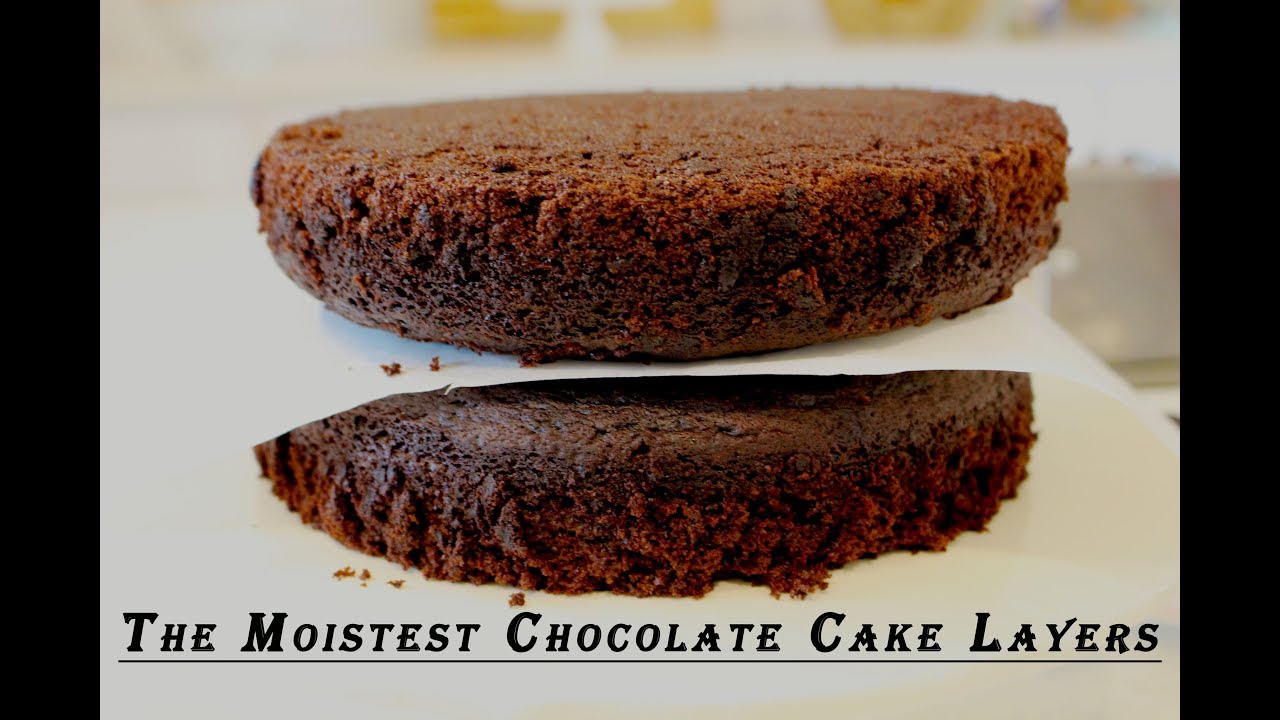 The Moistest Chocolate Cake Layer Recipe Ever!