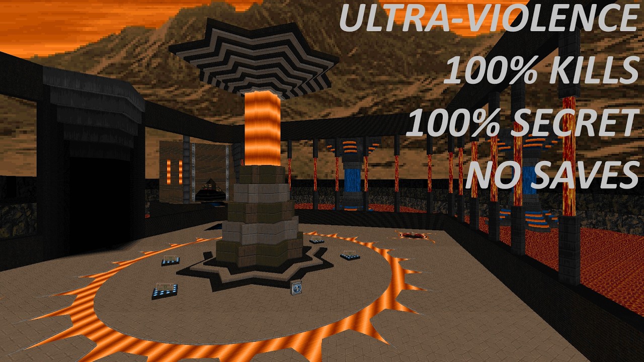 Doom II - Death in Excess MAP07 Interwoven dynasty (UV-MAX)