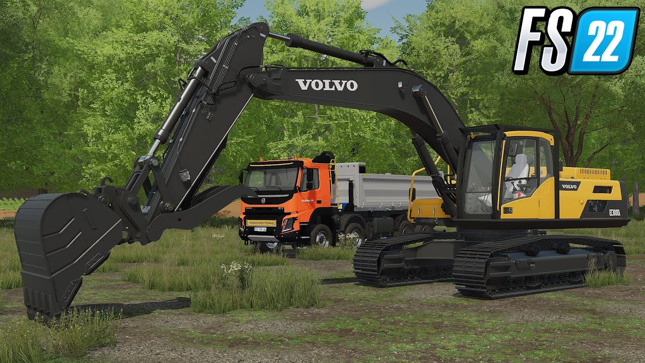 FS22 🚧 Volvo EC 300D L 🚧 Farming Simulator 22 Mods