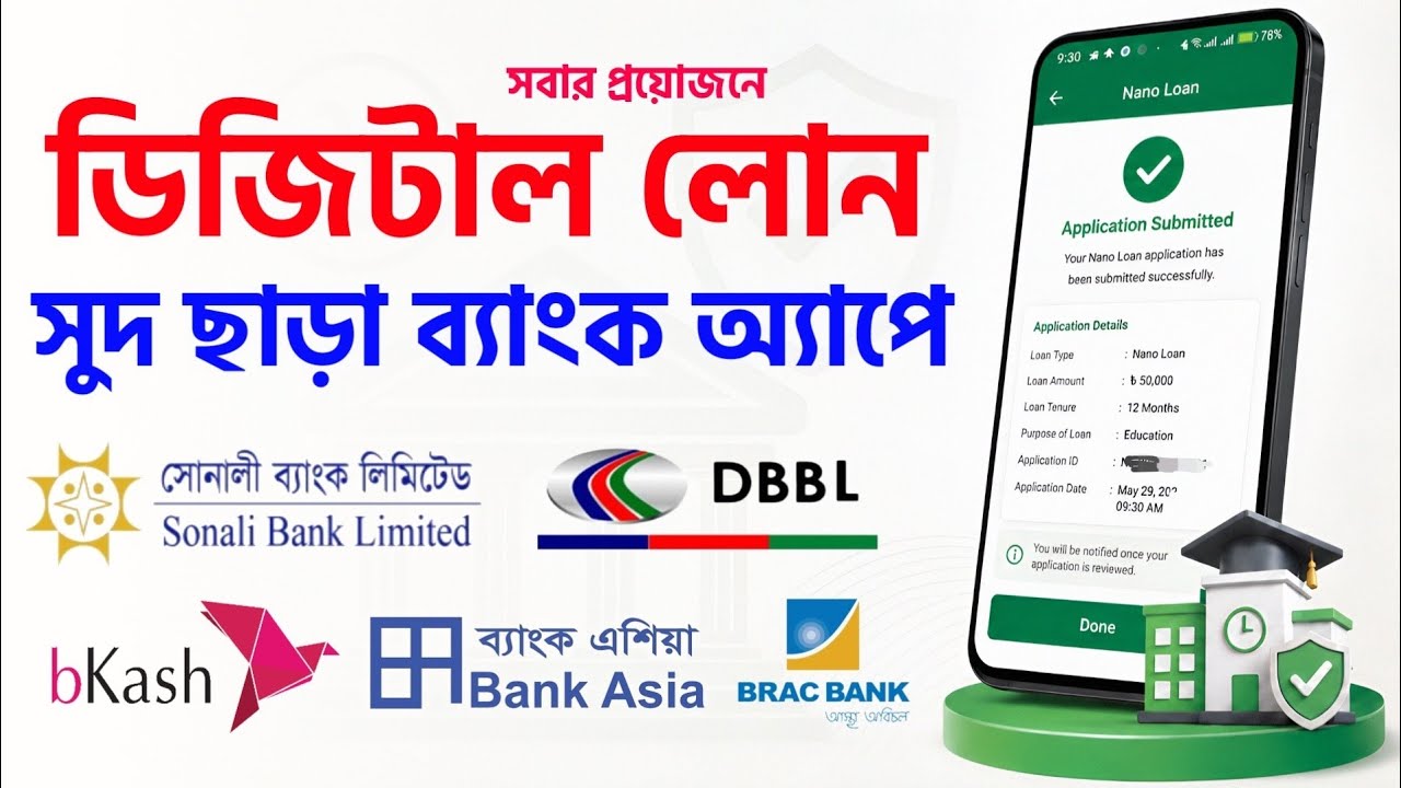 ইমারজেন্সি ১০ হাজার লোন জরুরি সেবা ব্যাংকিং অ্যাপে ডিজিটালি ⚡ E Payment Credit Digital Loan Bank App