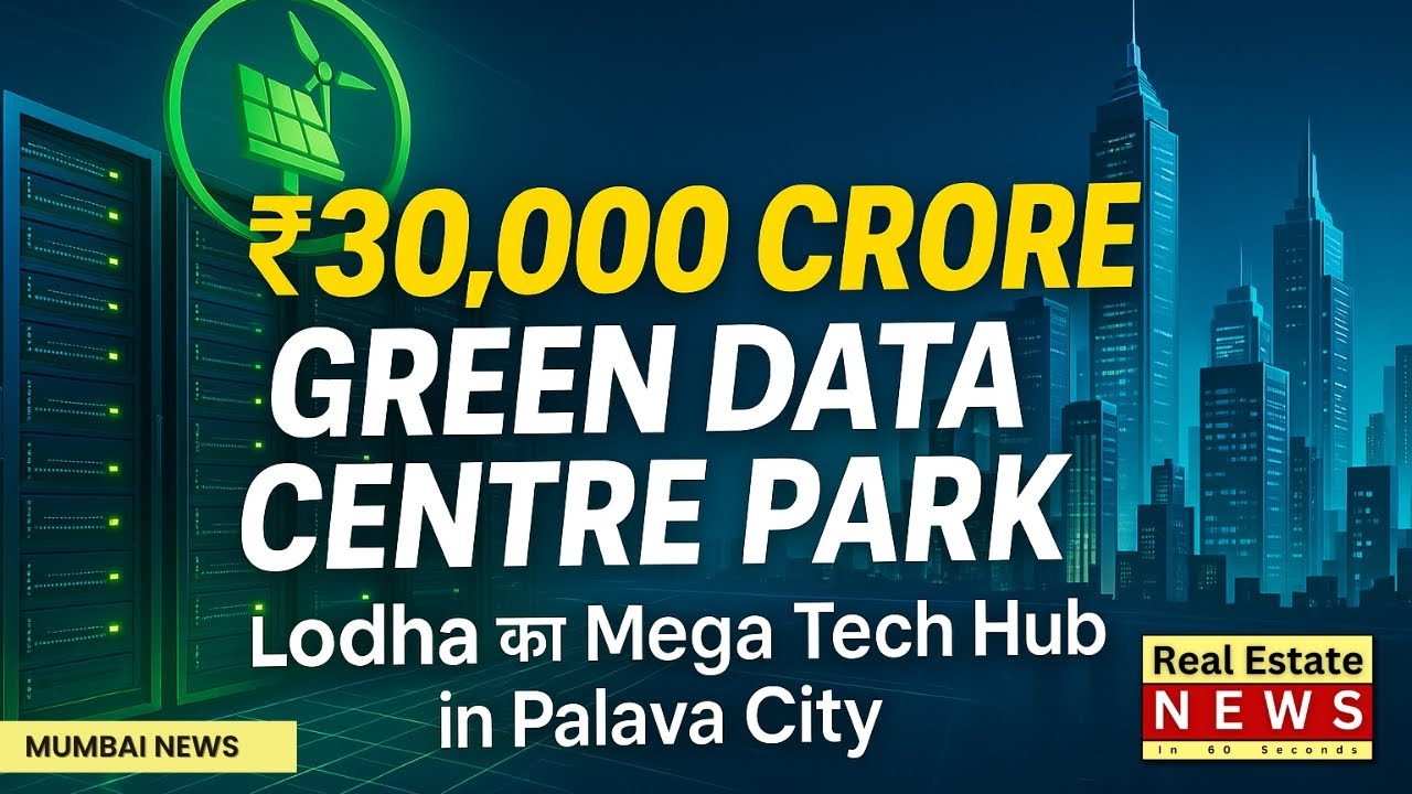 ₹30,000 Crore का Green Data Centre Park | Lodha का Mega Tech Hub in Palava City 🚀🔥
