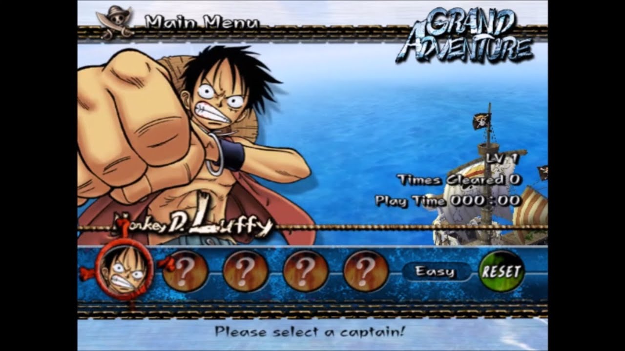 One Piece Grand Adventure (PS2) - Monkey D. Luffy