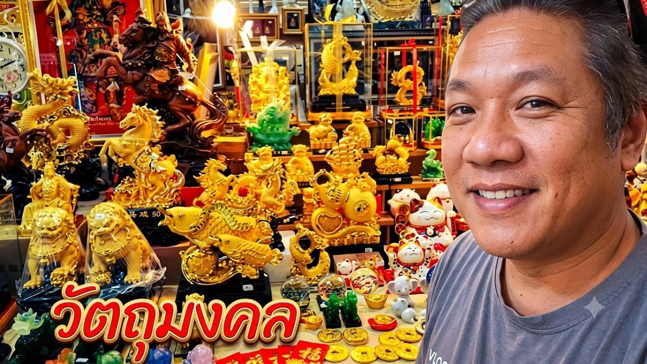 มาหาซื้อวัตถุมงคล ที่ศูนย์วัฒนธรรมไทย-￼จีน ศาลเจ้าปู่ย่า อุดรธานี | YinFinFood￼￼