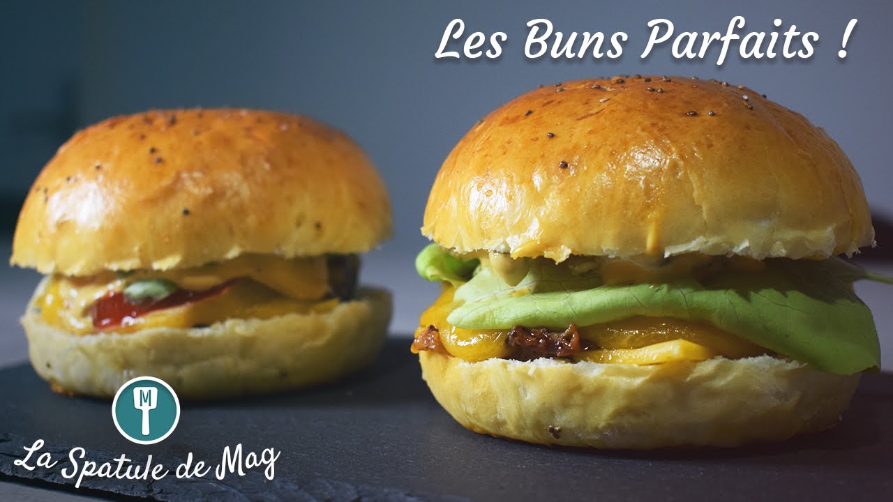 Recette PAINS HAMBURGERS : comment faire des pains burgers (buns) maison ultra moelleux !