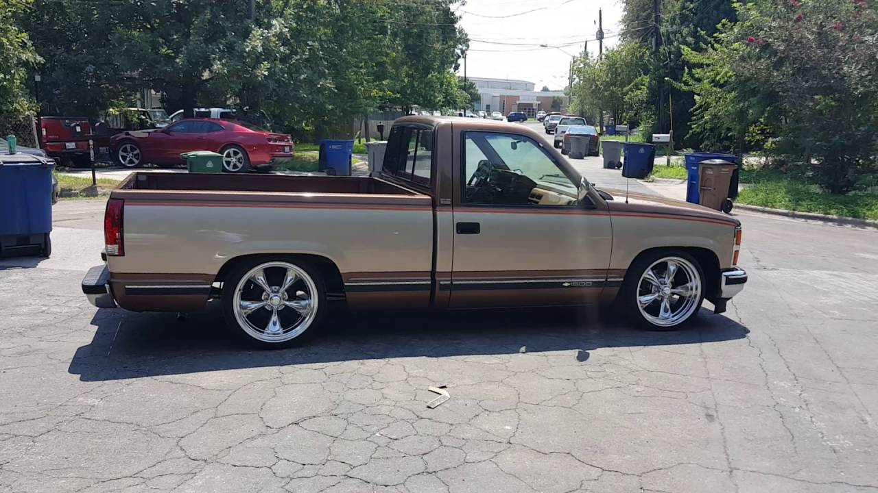 1989 Chevrolet c1500 Silverado lowered 5/7 on torque thrust 2