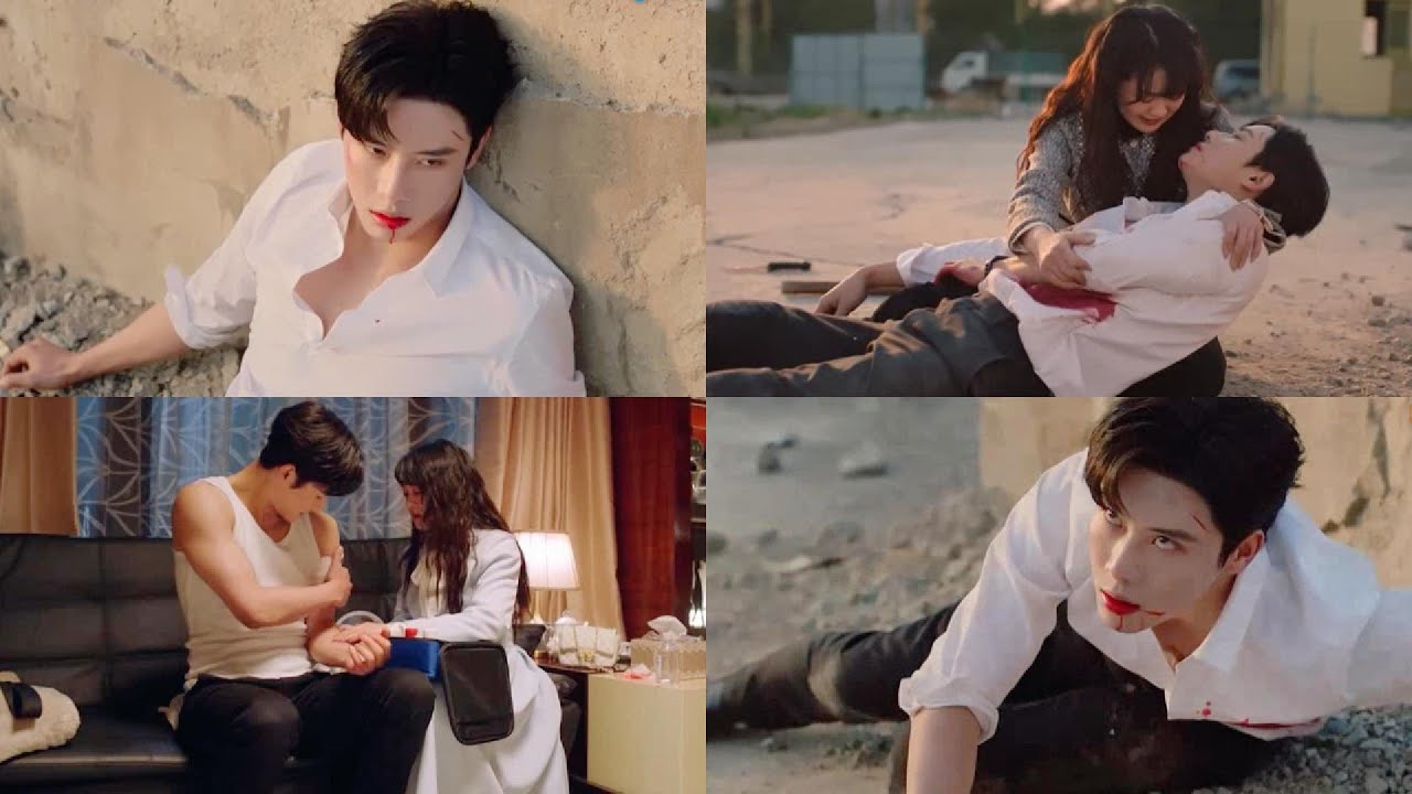 he was injured and in excruciating pain many times. sick male lead cdrama hurt scene stabbed