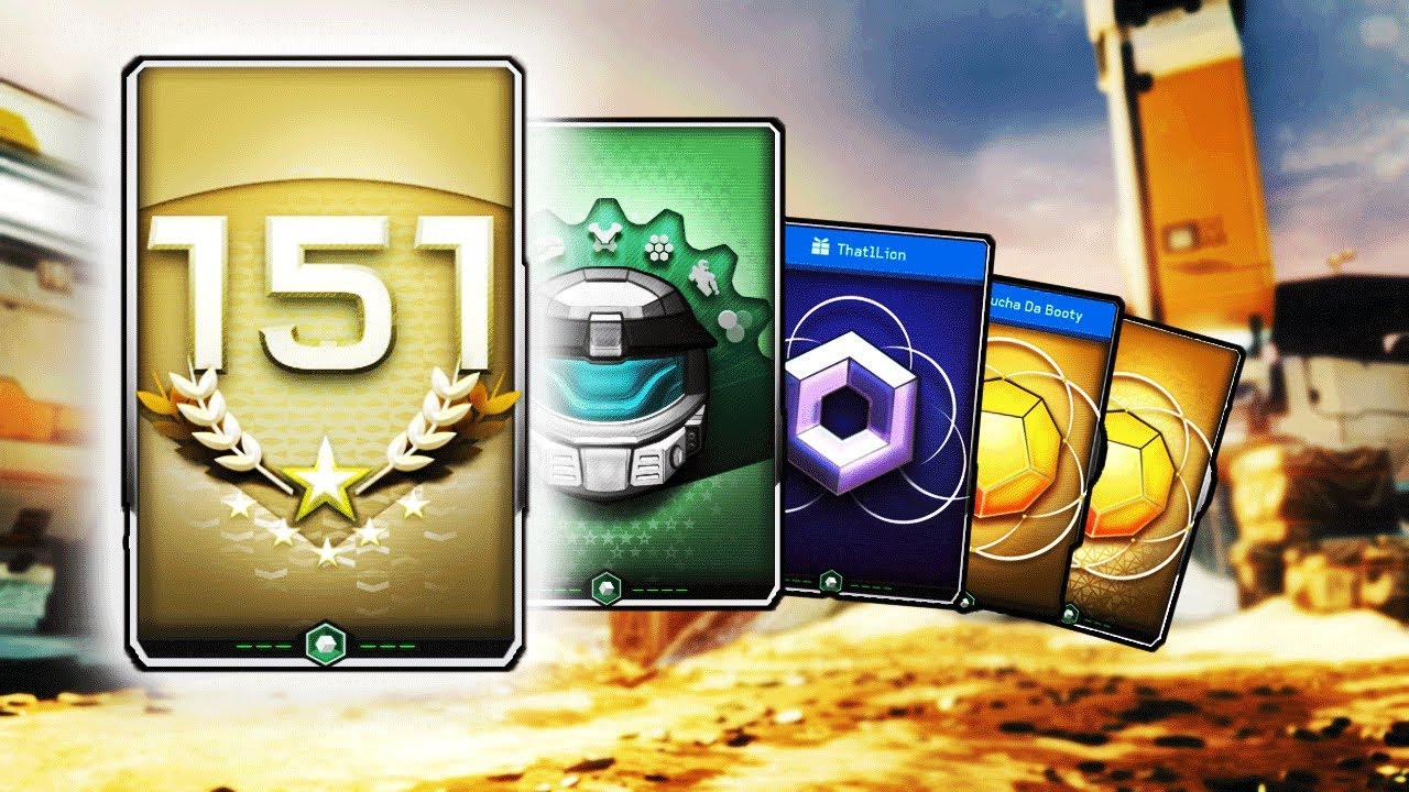 Halo 5: guardians - REQ Pack opening - SR 151 Pack + Gift Packs + 150 Gold Packs