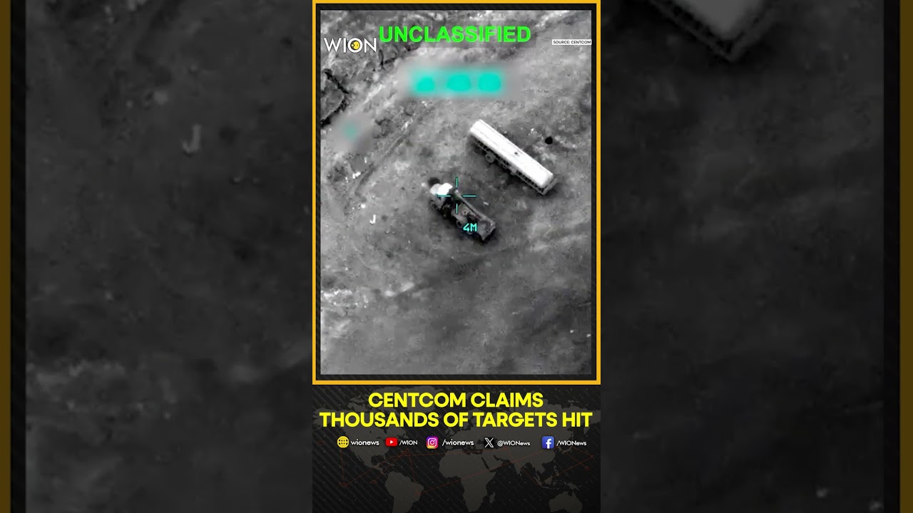 US-Iran War: CENTCOM Releases Iran Strike Video, Claims Over 9,000 Targets Hit | WION