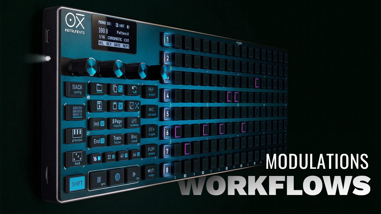 OXI One MKII Workflows : the magic of Modulations