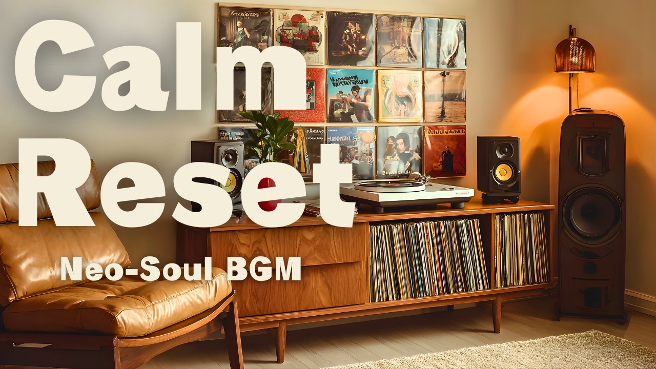 Soulful Calm Listening Room ☕ | Neo Soul & R&B Chill Mix for Focus & Reset