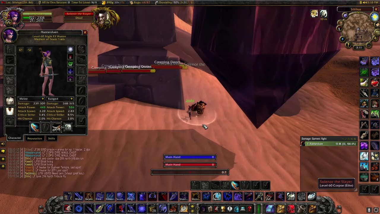Killing Solenor the Slayer naked