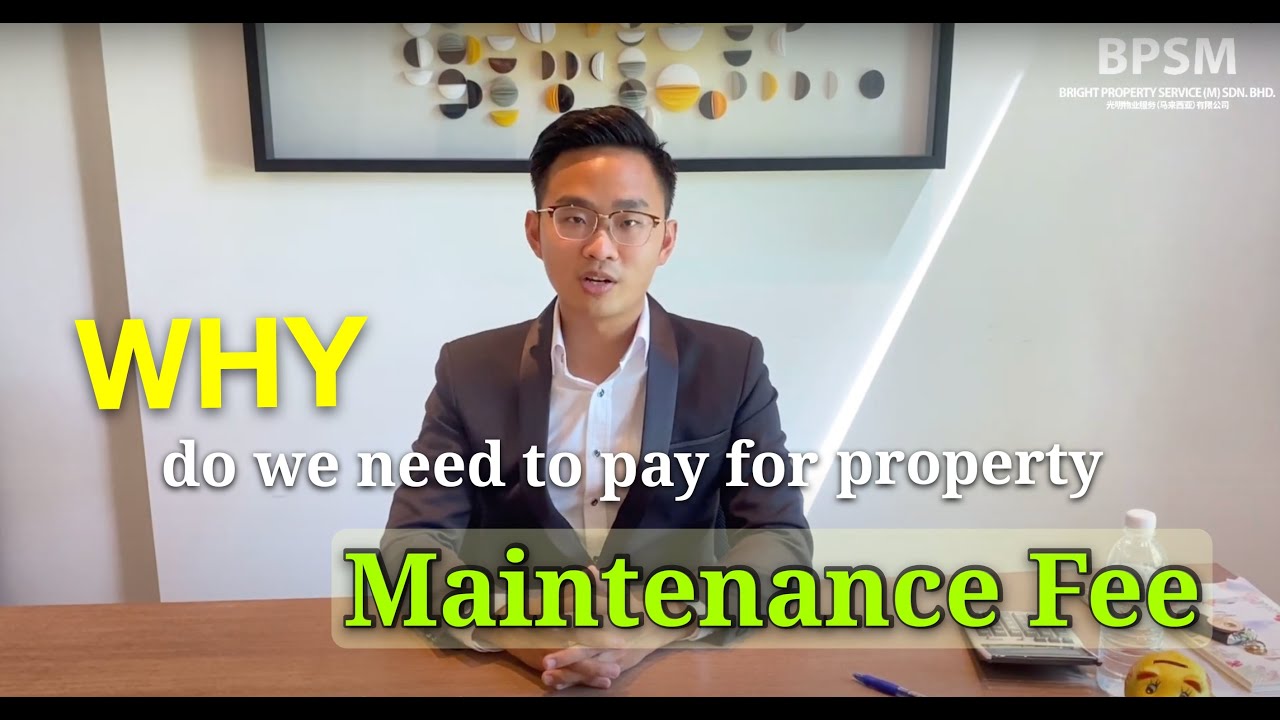 CRASCENTIA  | Why do we need to pay for property MAINTENANCE FEE ? 为什么要付物业费呢