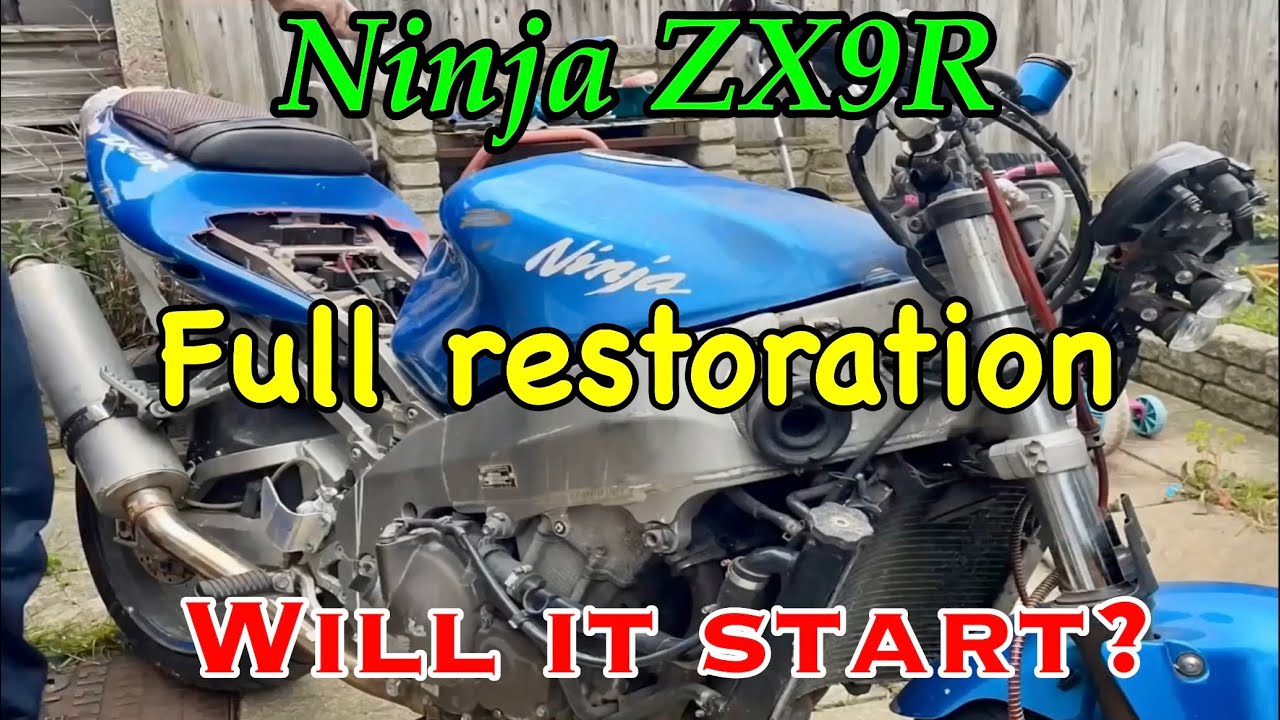 Kawasaki ninja zx9r полная реставрация