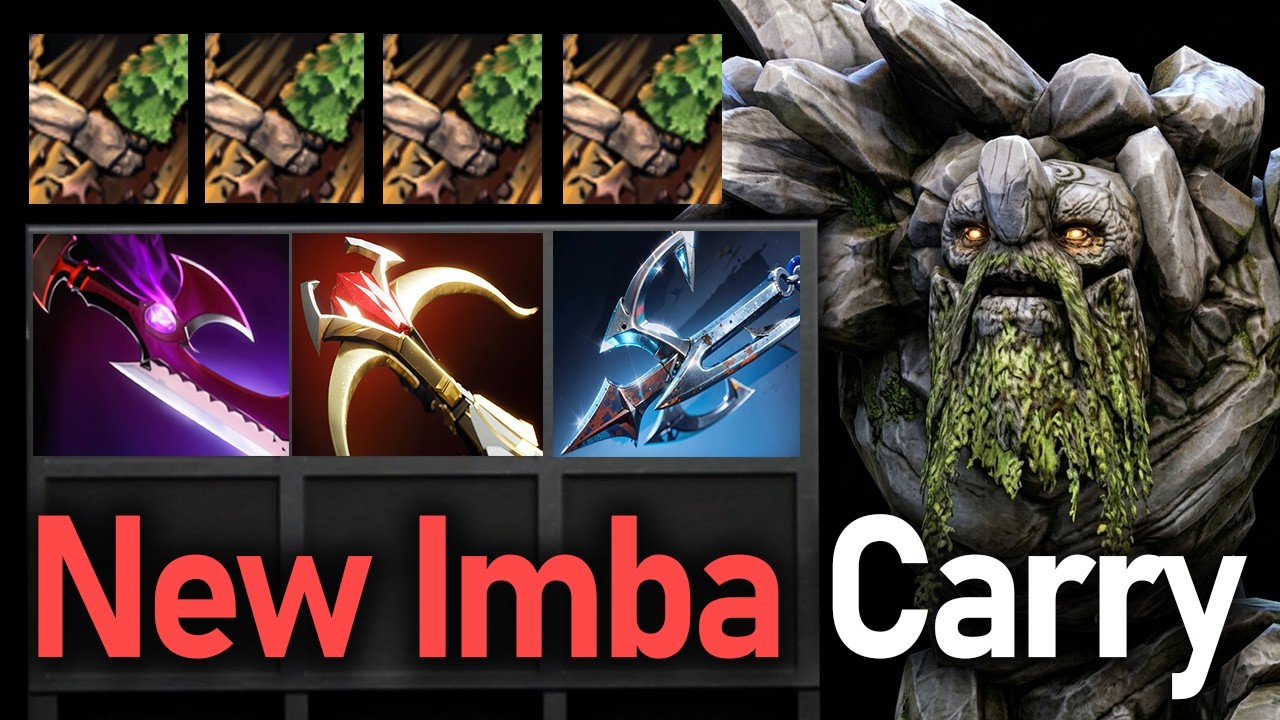 Daedalus, Harpoon & Silver Edge Tiny Carry: One-Shot Build | 7.41d #dota2