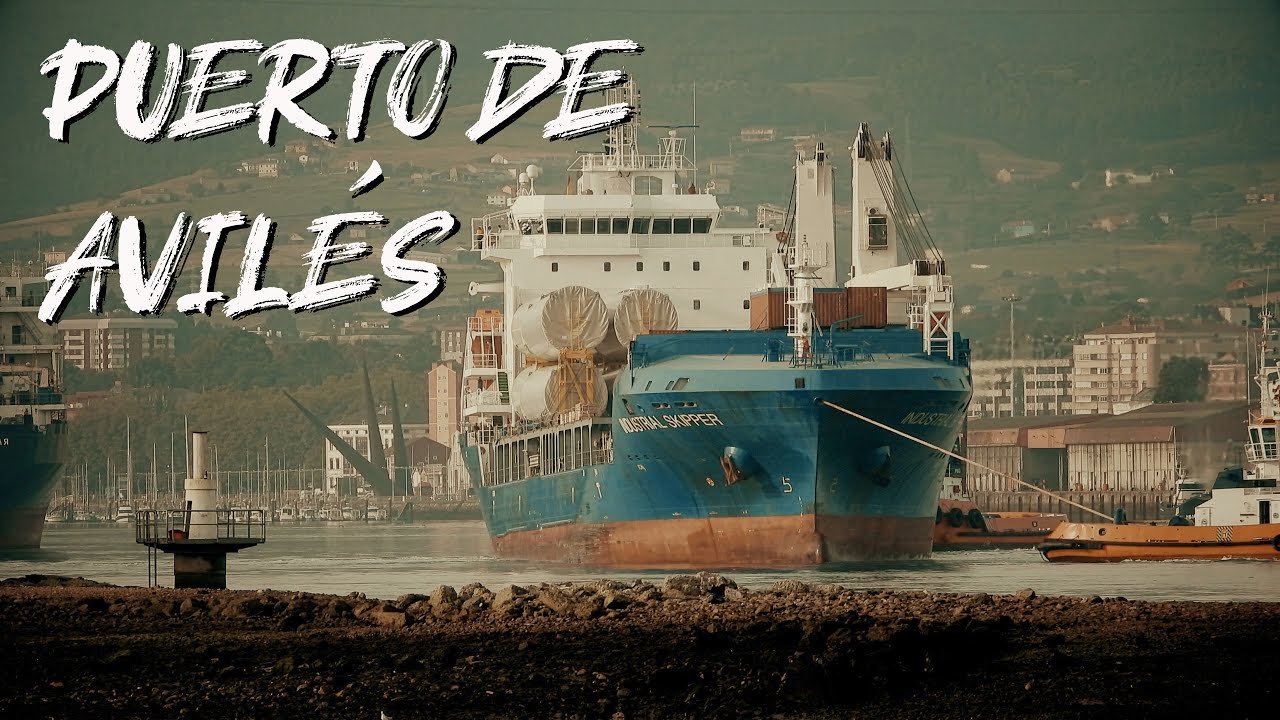 Puerto de Avilés 4k