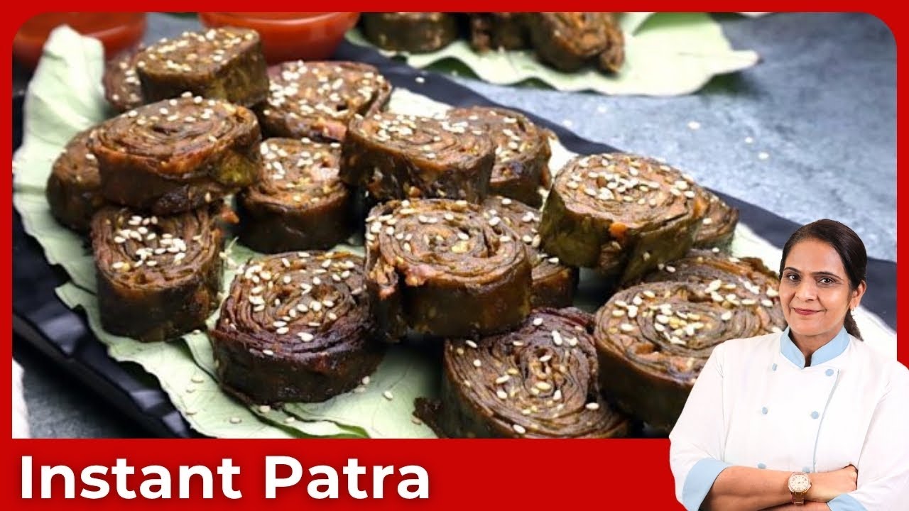 Instant Patra Recipe पात्रा बनाने का शॉर्टकट तरीका Patra Bites Recipe,Easy Breakfast Recipe #AluVadi