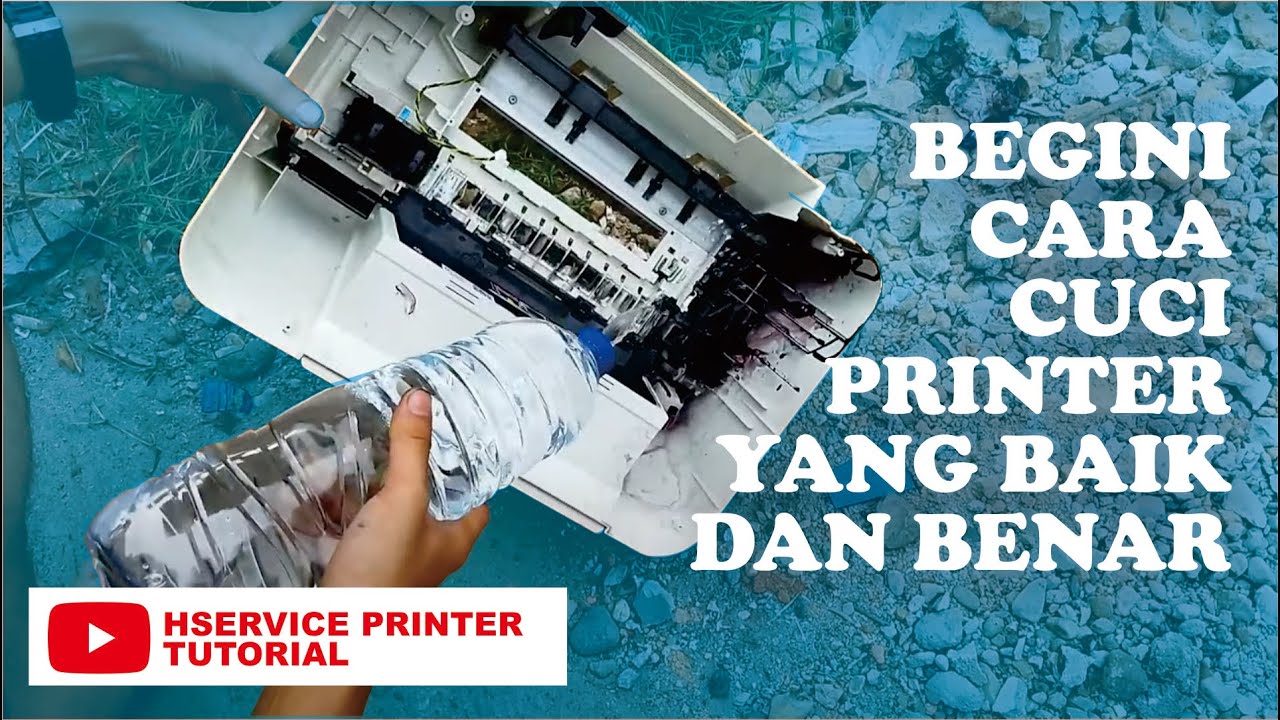 DETAIL SERVICE PRINTER HP1515 BANJIR , BONGKAR TOTAL
