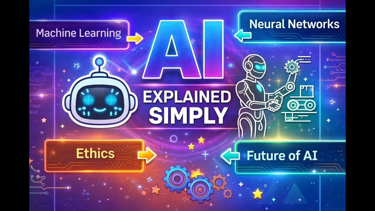 AI Explained Simply | Machine Learning, Neural Networks, Ethics & the Future of AI