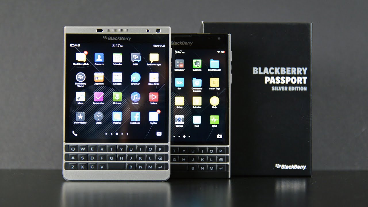 Blackberry Passport Silver Edition: распаковка и сравнение