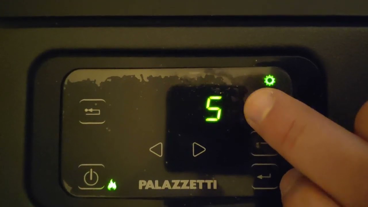 Reset horas de mantenimiento extraordinario estufa Palazzetti NOAH