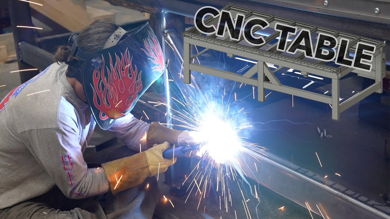 CNC Build Ep 11: Improving the Welded Steel CNC Table for my Avid Pro CNC Machine - LESS FLEX!