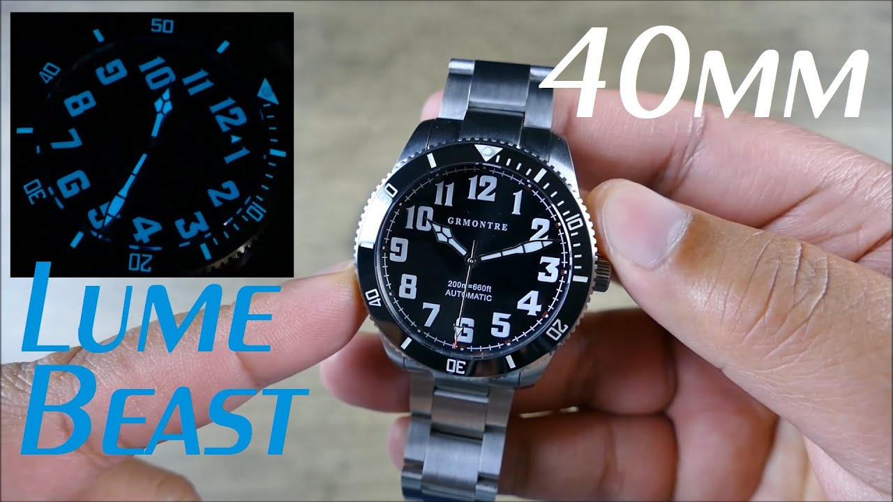 On the Wrist, from off the Cuff: Grmontre – Diver; Sapphire + Ceramic + NH38 = $153 AliExpress Find!