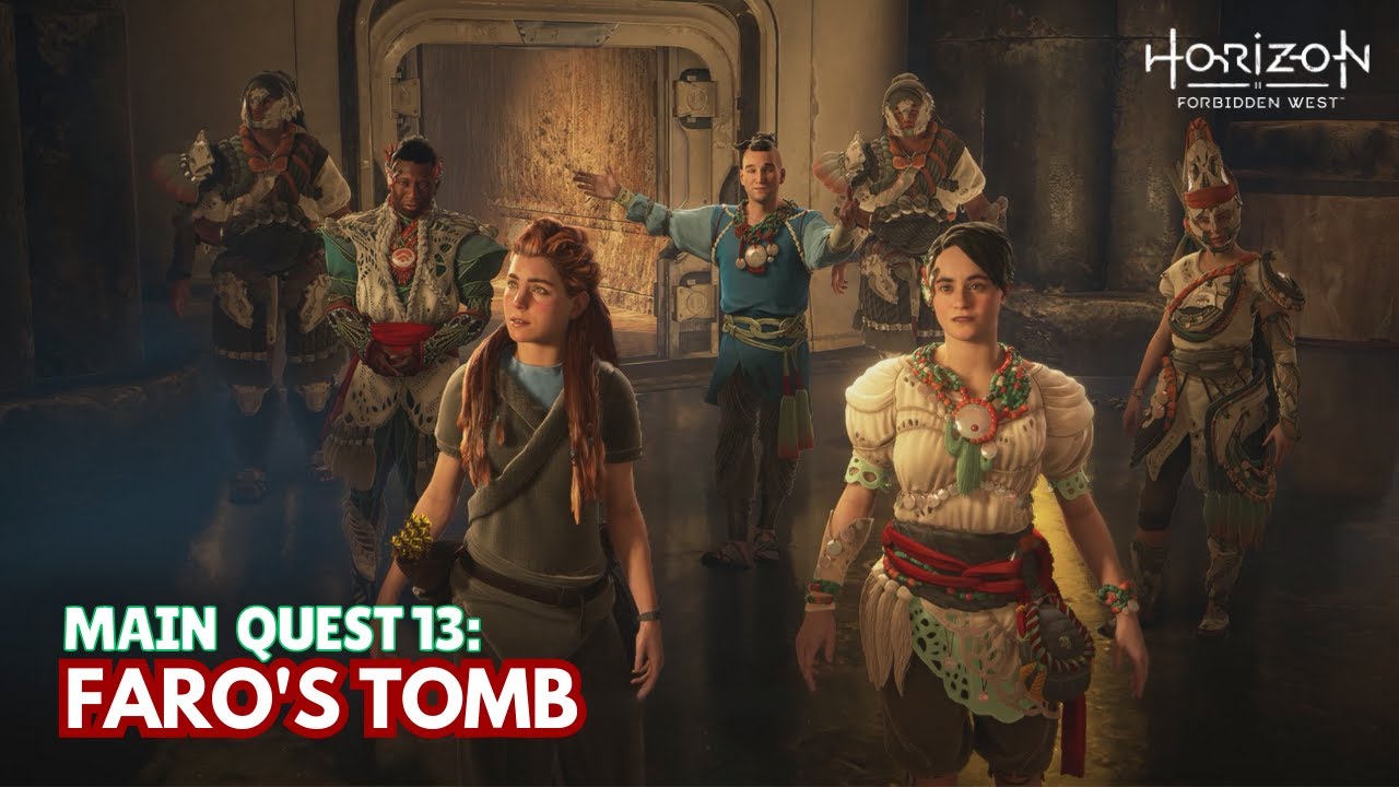 Horizon Forbidden West | Main Quest 13: Faro's Tomb | Gameplay Walkthrough