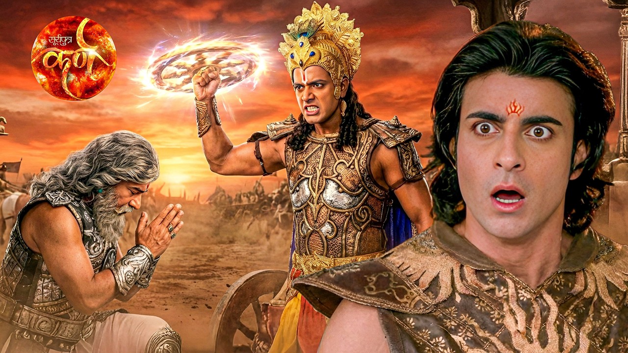 भीष्म पितामह को वासुदेव के समक्ष झुका देख कर्ण हुआ हैरान || Suryaputra Karn