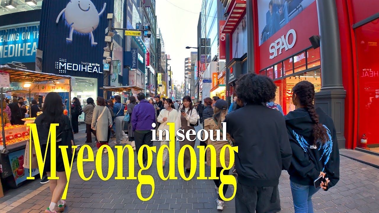 Where the World Gathers: Myeongdong, the Heart of Seoul | Global Shopping Street |4K HDR |SEOUL WALK