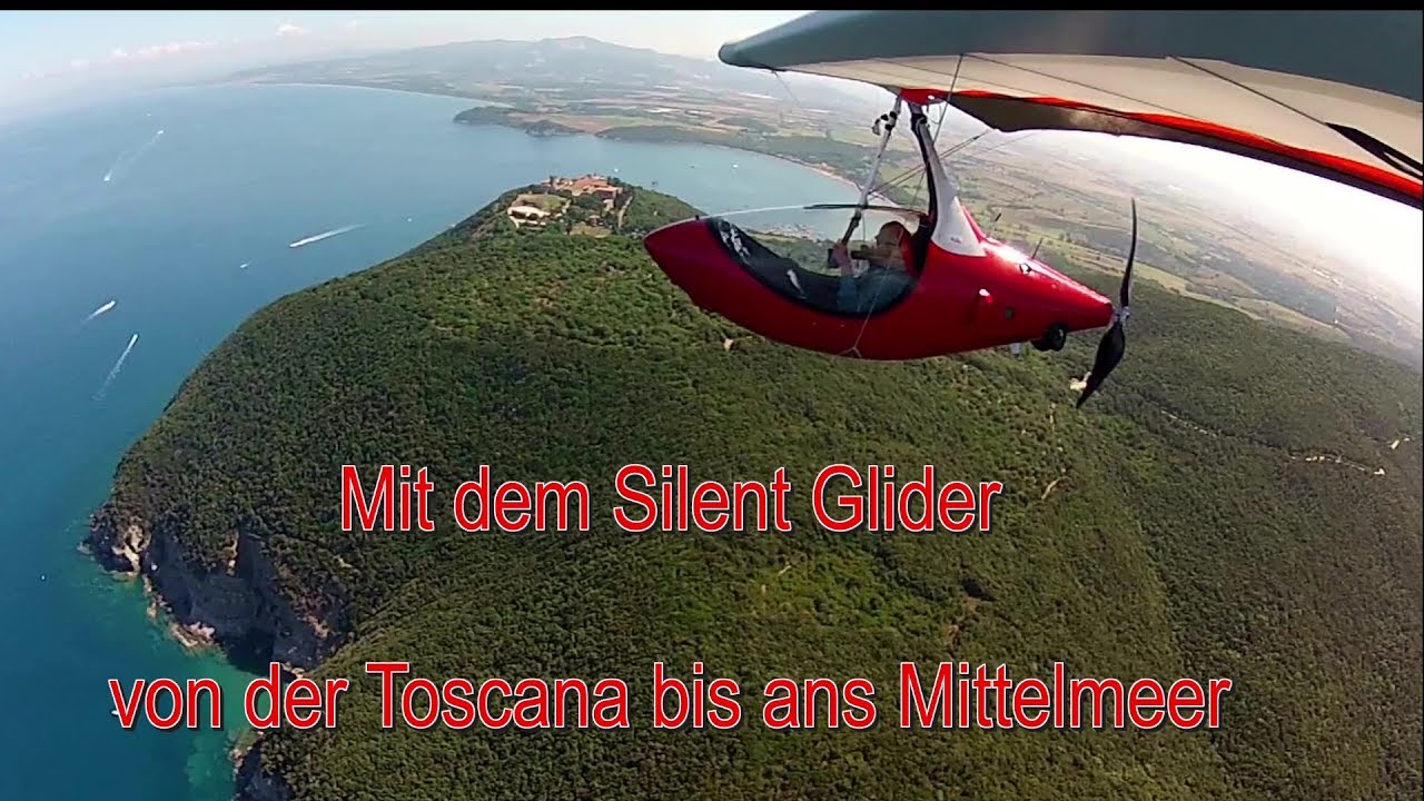 Mit dem Silent Glider von der Toscana bis ans Mittelmeer