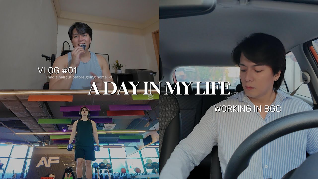 a day in my life | working in BGC PH | living alone