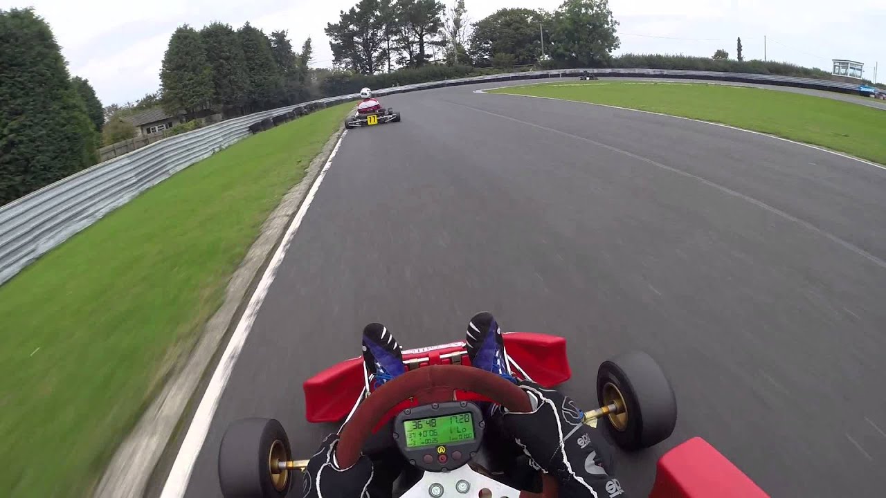 F100 karting - Clay Pigeon 2014 - Heat 2 - Swiss Hutless 100cc IAME Parilla Reedjet