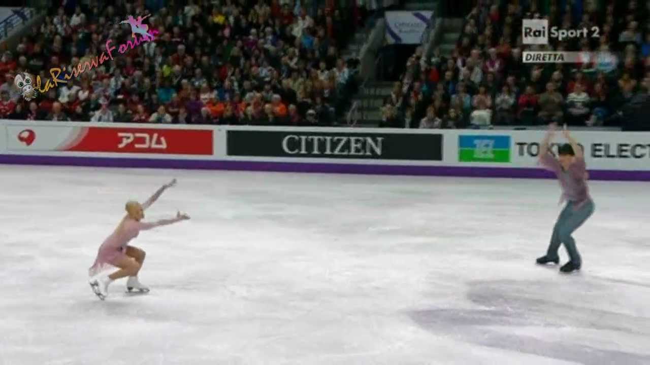 ISU WORLD 2013 - PAIRS FP -16/18- Tatiana VOLOSOZHAR  Maxim TRANKOV - 15.03.2013