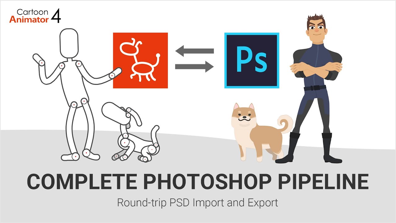 Cartoon Animator - Fast Way to Animate Images, Photos for Photoshop Users