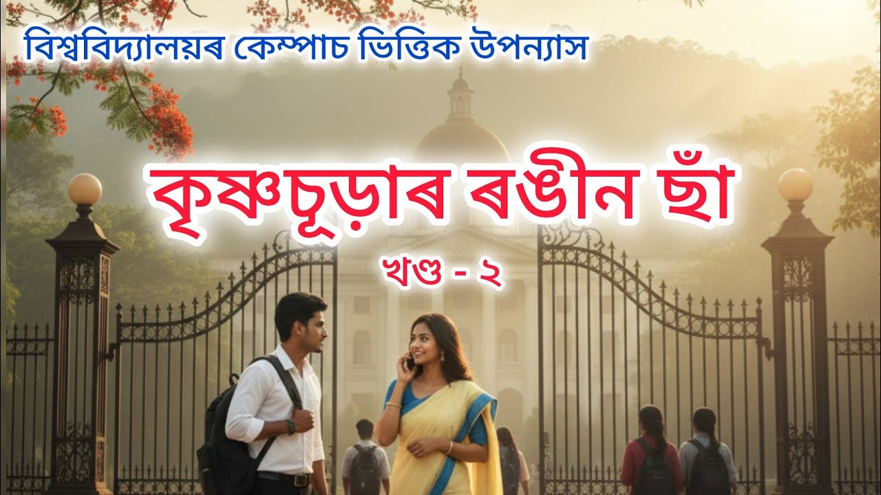 কৃষ্ণচূড়াৰ ৰঙীন ছাঁ || Krishna-Churar Rangin Saa Part - 2 || Assamese Novel | University Life Novel
