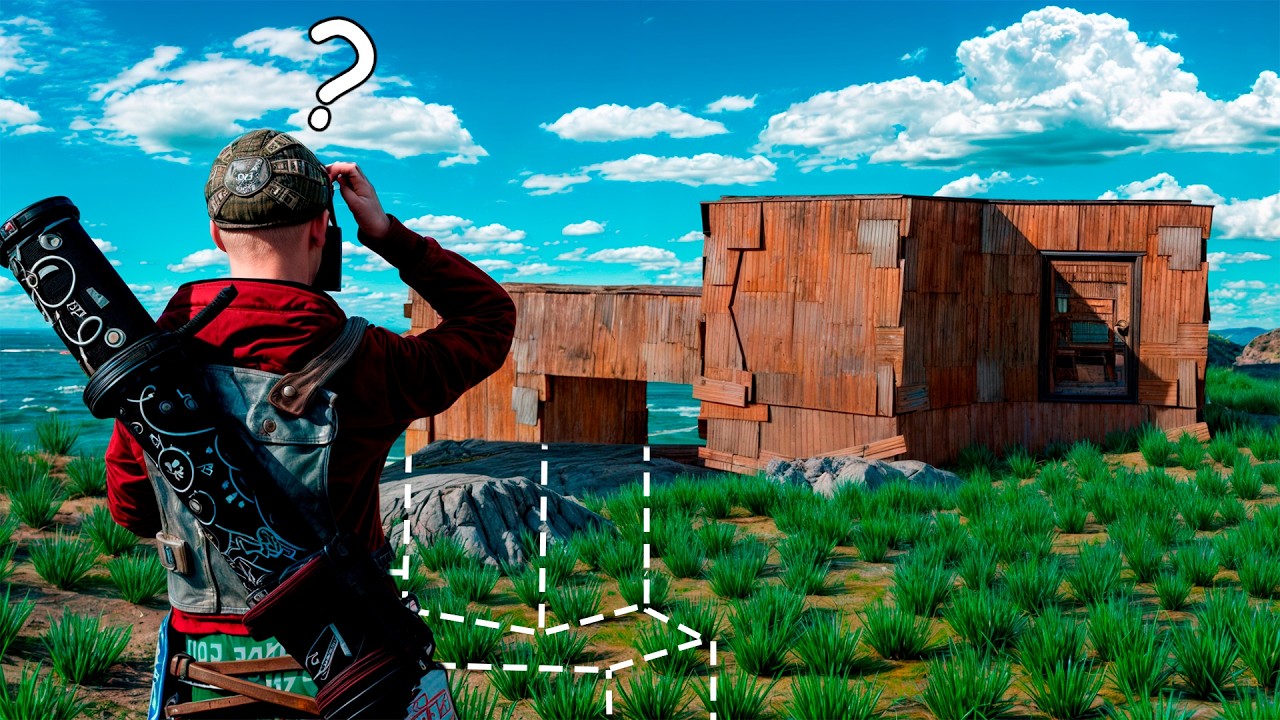 Construí uma base com uma PASSAGEM SECRETA