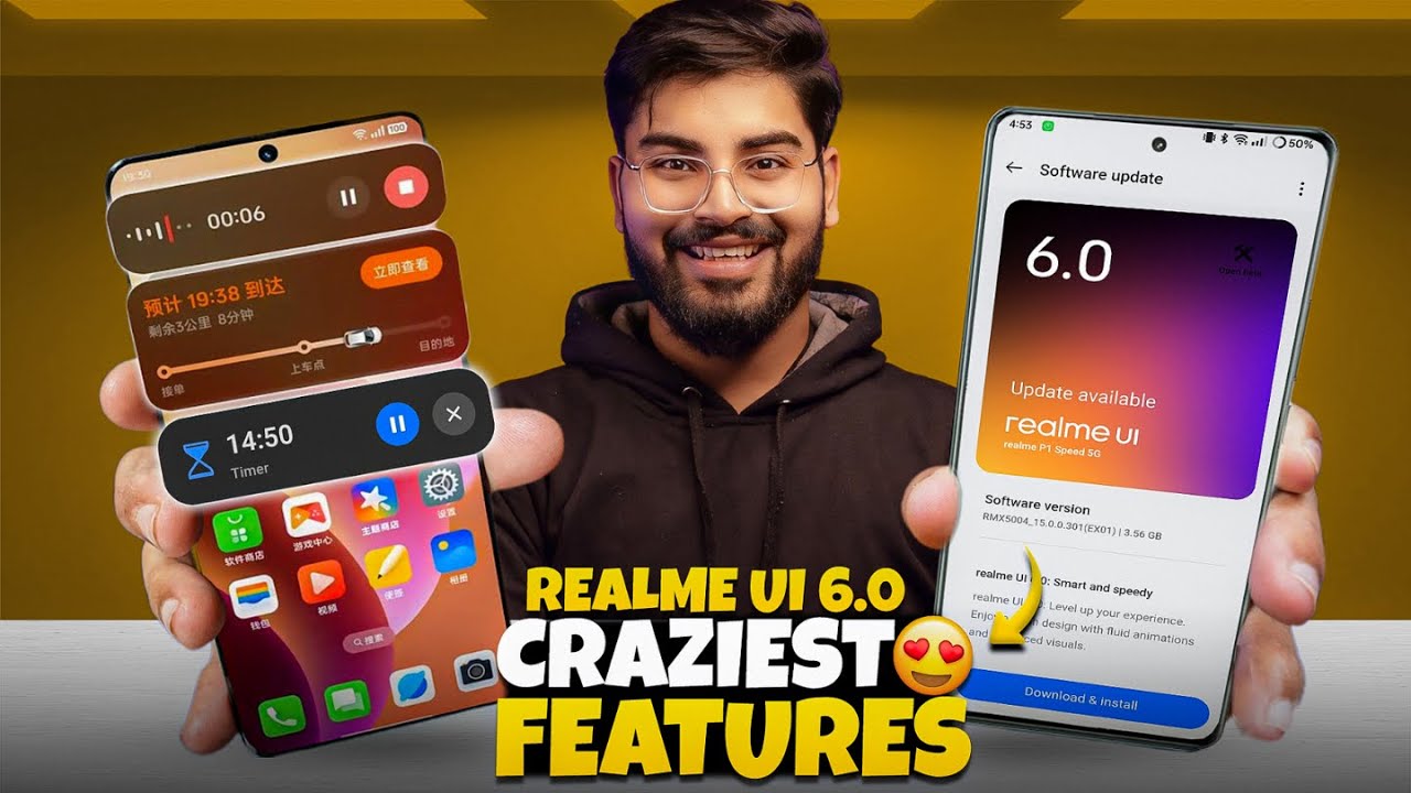 Realme UI 6.0 Android 15 Features 🔥 New Update Review & Tips and Tricks