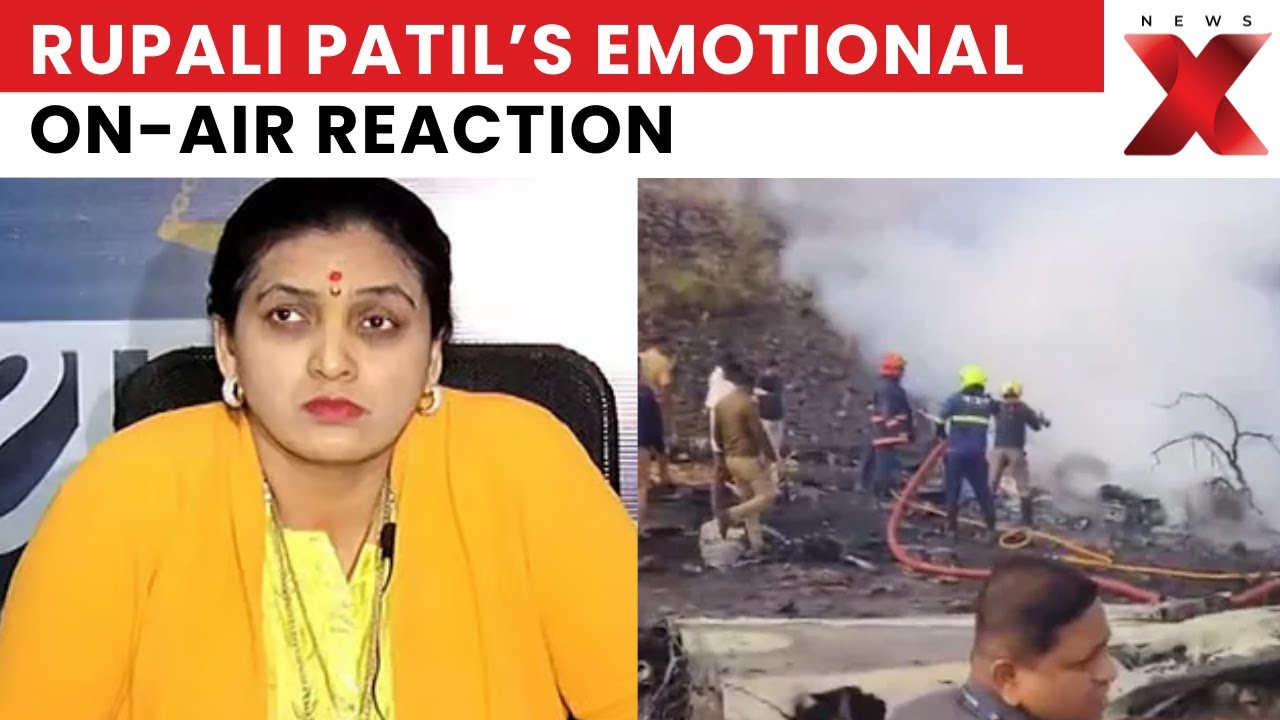 &ldquo;We Lost Him!&rdquo; NCP Leader Rupali Patil Breaks Down On Live TV | NewsX