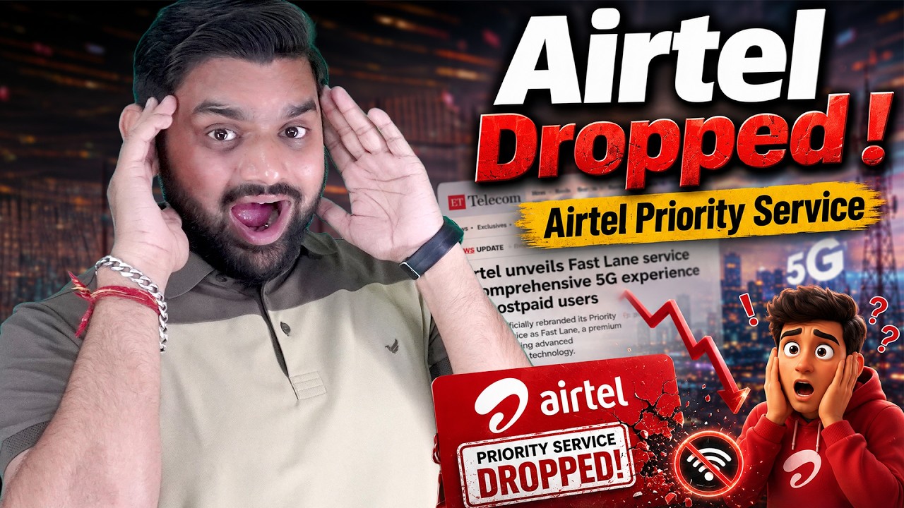 Airtel Fast Lane Explained! India's First Priority 5G Service Using Network Slicing