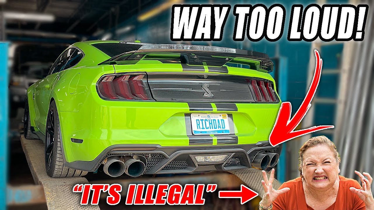 STRAIGHT PIPING MY NEW MUSTANG GT500!