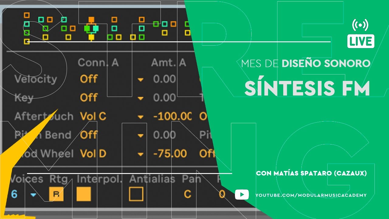 Mes de DISEÑO SONORO  - Síntesis FM