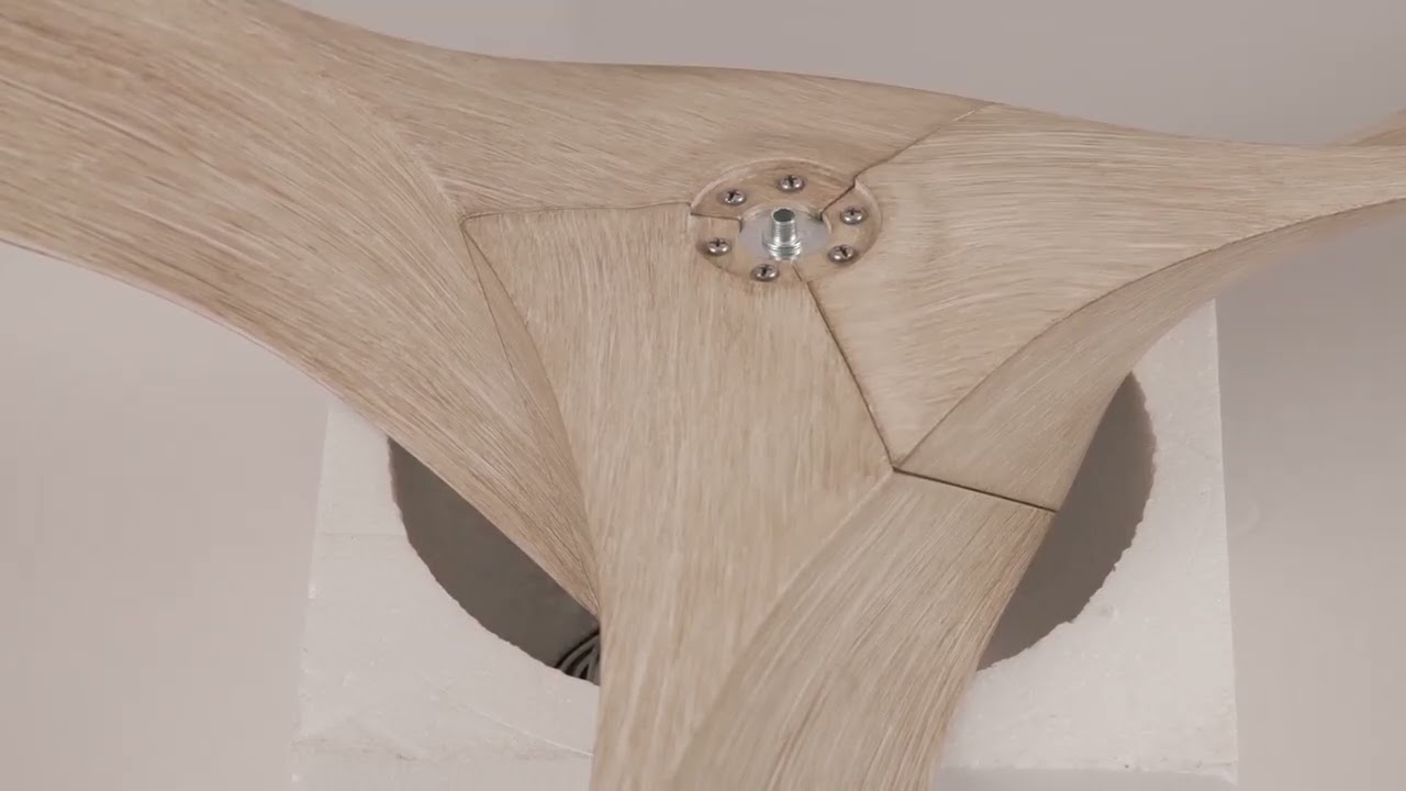 Modern ABS Ceiling Fan Quick installation Video