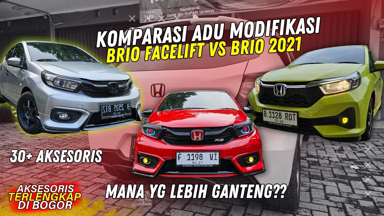 KEREN MANA NIH BRIO NYA⁉️ KOMPARASI MODIFIKASI HONDA BRIO SATYA KE URBANITE