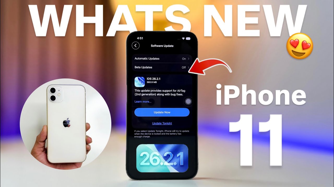 iOS 26.2.1 New Update for iPhone 11 Released- What’s New in iPhone 11